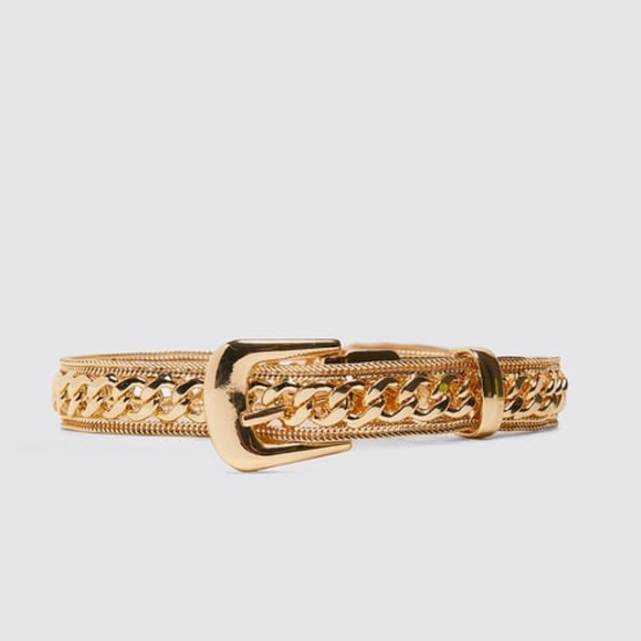 Zara Accessories - Zara gold chain belt ✨